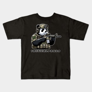 Tactical Panda Kids T-Shirt